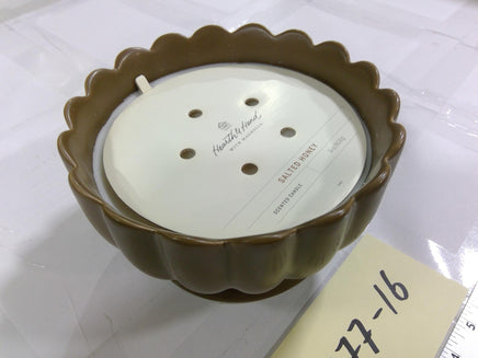 Hearth & Hand With Magnolia Salted Honey Scented Candle 34oz Brown Ceramic
