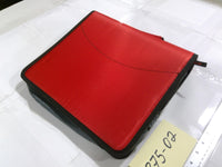 Case It Dual 2-in-1 Zipper Binder Red A5 3in Ring Capacity Kids School Organizer