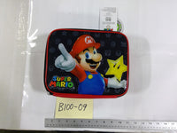 Super Mario Hard Shell Pencil Case Kids Zipper Storage Box Red School Supplies