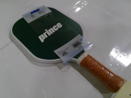 Prince 13MM Pickleball Paddle USA Approved Green Blue Geometric Grip Design