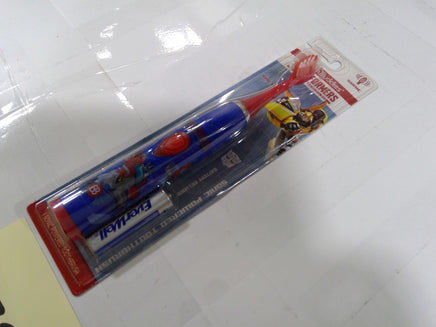 Brush Buddies Transformers Sonic Electric Toothbrush Kids Boys Soft Blue New