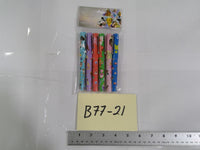 Disney 100 Kids 6 Pack Pens Multicolor Character Print School Supplies Set New
