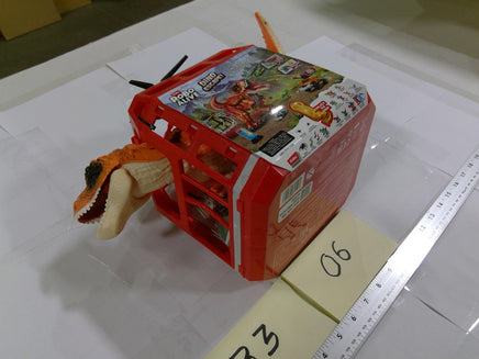 ZURU Robo Alive Dino Escape Playset 17pc Orange T-Rex Battery Dino Toy New