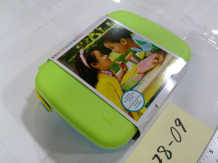 Munchkin Lunch Bento Box Stainless Steel Utensils Kids Toddler School Green New