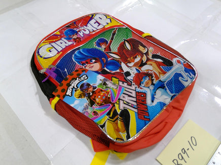 Miraculous Girls Backpack Multicolor Kids School Bag Girl Power Hero Print