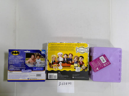 Kids Toy Lot 3 Batman Air Boat Friends Crochet Disney Rapunzel Animators New