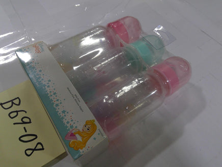 Disney Baby Princess Baby Bottle Set 3 Pack 9oz Infant Girl Multicolor New