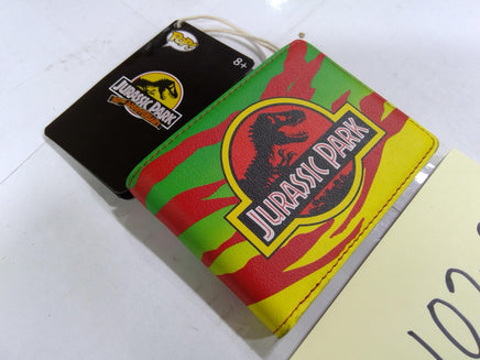 Jurassic Park Wallet Mens Bifold Multicolor Dinosaur Faux Leather Movie