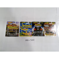 Hot Wheels Premium Pop Culture Back to the Future Beatles Ghost Rider Set NEW