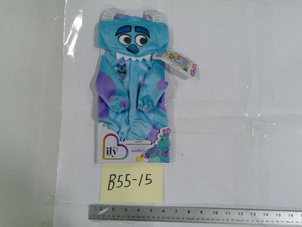Disney Ily 4EVER Sulley 18in Doll Pajama One-piece Outfit Blue New Carded Set