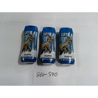 Jurassic World Shampoo Kids 3 Pack 8oz Blue Velociraptor Blueberry Scent NEW