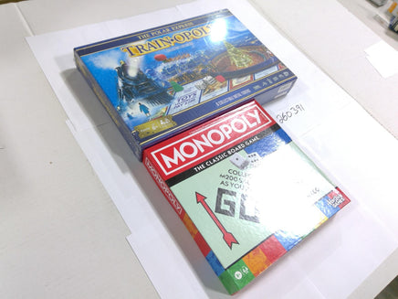 Hasbro Monopoly Polar Express Train-Opoly Family Board Game Lot New Sealed
