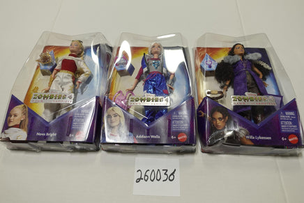 Disney Zombies 4 Dawn Of The Vampires Doll Lot Nova Addison Willa New Mattel