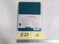 Clever Fox Income & Expense Tracker Large Teal Financial Receipts Book Ledger
