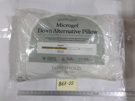 Threshold Microgel Down Alternative Pillow Standard/Queen Medium White Plush