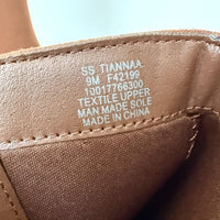 Sun + Stone Ankle Boots Womens Size 9 Brown Russet Tiannaa Block Heel Square Toe