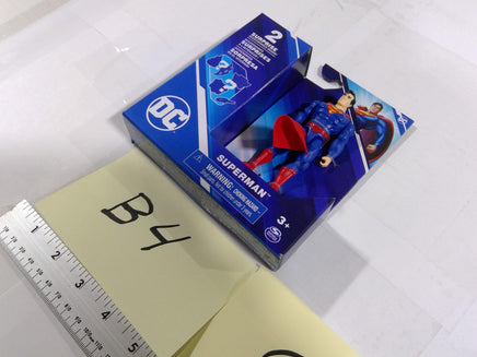 DC Comics Superman Figure Spin Master Boxed New Blue Toy 2 Surprise Accessories