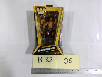 WWE Legends Shawn Michaels Elite Action Figure Mattel 6in Boxed New Black Toy