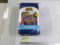 Super Mario Twin Comforter 64x86 Kids Multicolor Mario Luigi Video Game Bed