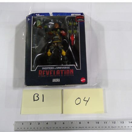 Mattel MOTU Revelation Andra Action Figure Unisex 7 inch Black New Damaged Box