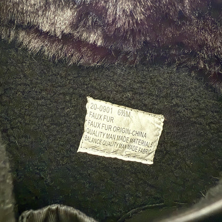Easy Works Frazer Boots Womens 6.5 Black Waterproof Faux Fur Side Zip 20-0901
