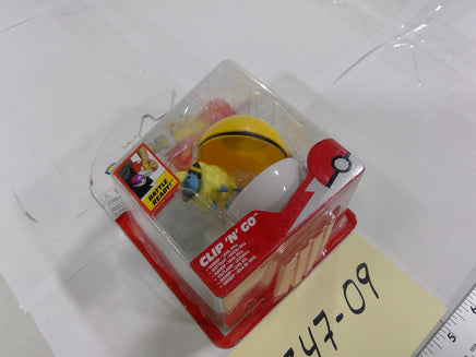 Pokemon Mareep Clip 'N' Go Action Figure 8in Jazwares Ultra Ball Yellow Toy