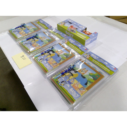 Bluey Stationery Tab Journal Sets and Megamat Play Set Bundle 5pc New Blue Green