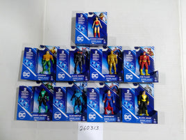 DC Comics Heroes Action Figure Lot 9pc Spin Master Superman Wonder Woman New