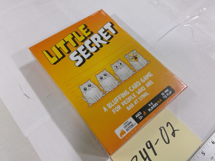 Exploding Kittens Little Secret Card Game 4-8 Players 10+ New Sealed Orange
