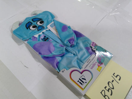 Disney Ily 4EVER Sulley 18in Doll Pajama One-piece Outfit Blue New Carded Set