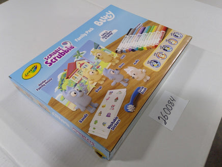 Crayola Scribble Scrubbie Bluey Family Pack 80+ Pc Washable Markers Set New