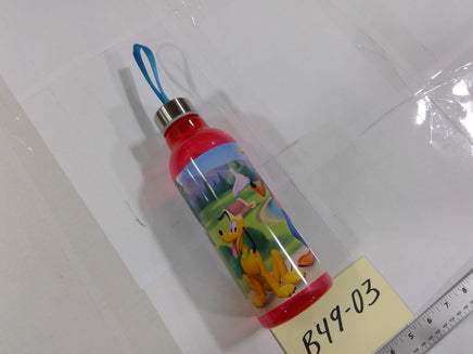 Disney Mickey Mouse Kids Water Bottle Red Plastic Drink Cup With Lid Reusable