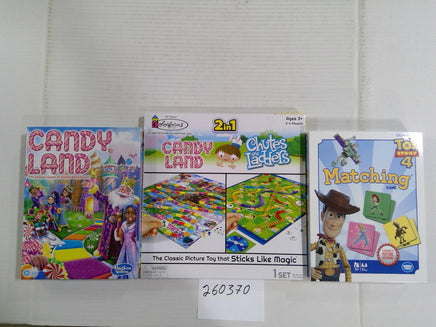 Hasbro Candy Land Chutes Ladders Toy Story 4 Family Game Lot 3 New Sealed