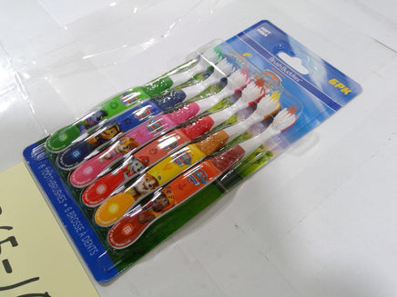 Brush Buddies Paw Patrol Toothbrushes 6 Pack Soft Bristles Kids Multicolor New