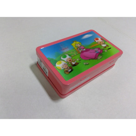 Nintendo Super Mario Princess Peach 3D Supply Box Kids Pink Metal Tin Excellent