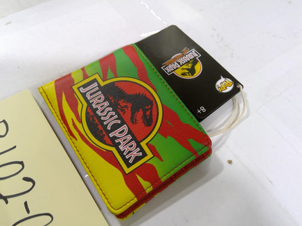 Jurassic Park Wallet Mens Bifold Multicolor Dinosaur Faux Leather Movie