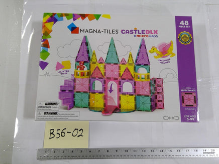 Magna-Tiles Castledlx MicroMags 48 Piece Castle Magnetic Building Set 3+ New