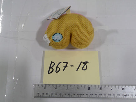 Ami Amis Donut Plush Toy Mini Yellow Pink Frosting Sprinkles New Cute Knit