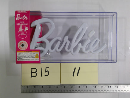 Paladone Barbie LED Neon Light USB Powered Accent Lamp Pink Room Decor Sign