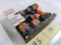 BLACK+DECKER Matrix Junior Power Drill & Jigsaw Kids Roleplay Toy 3+ Orange