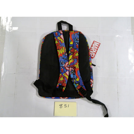 Marvel Comics Backpack Kids Teens Blue Multicolor New Avengers Graphic Print