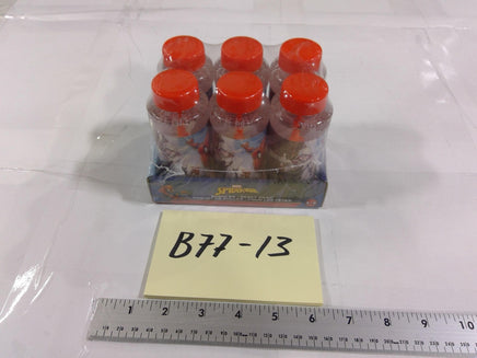 Disney Marvel Spider-Man Bubbles Party Pack 6 Bottles Kids Toy 3+ New Multicolor