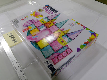 Magna-Tiles Castledlx MicroMags 48 Piece Castle Magnetic Building Set 3+ New