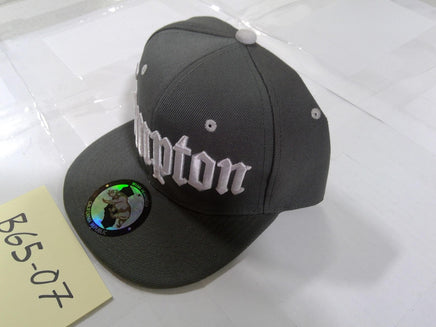 Compton Hat Cap Baseball Fitted Mens One Size Gray Streetwear Hip Hop City