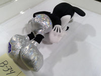 Disney Mickey Mouse 100 Years Of Wonder Plush Toy Black White Silver Outfit New