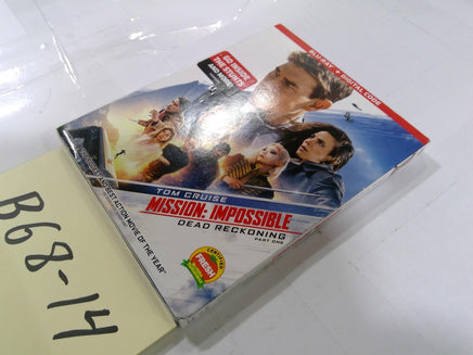 Mission Impossible Dead Reckoning Part One Blu-ray Digital Tom Cruise 2023 Movie