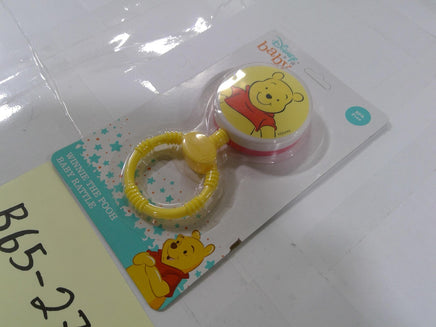 Disney Baby Winnie The Pooh Spinner Rattle Toy Infant Boys BPA Free Yellow