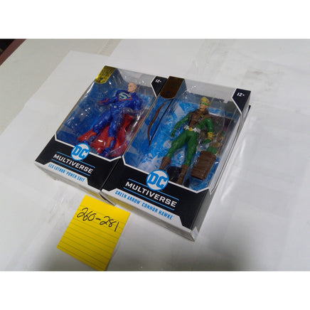 McFarlane DC Multiverse Lex Luthor Power Suit Green Arrow Connor Hawke NEW Gold