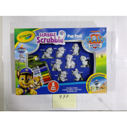 Crayola Scribble Scrubbie Paw Patrol Pup Pack Kids Unisex NEW 8 Hero Pups Set