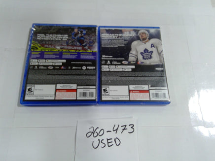 NHL 24 NHL 22 Sony PS5 Video Game Lot Of 2 Used Tested EA Sports Ice Hockey
